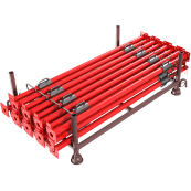 SET | with 25 / 50 formwork props B30 | 1 x stacking pallet (part-no. 50150-H35-0)25 x formwork prop B30 (part-no. 117301)